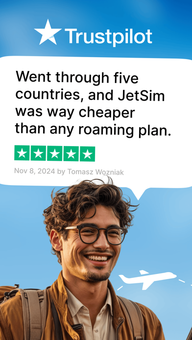 JetSim: eSIM Travel & Internet Screenshot