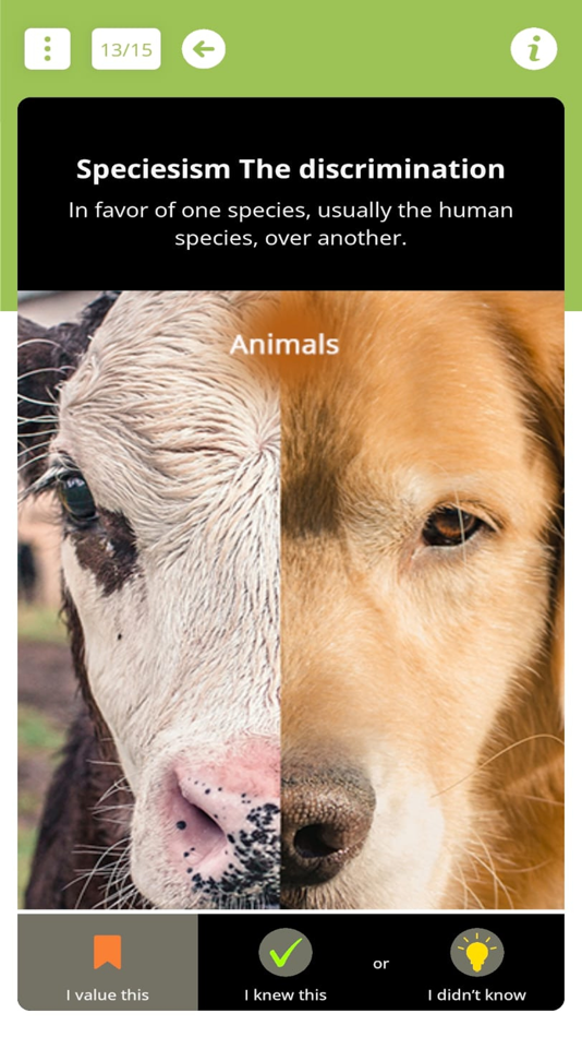 #6. Ecoshe Vegan Flashcard Quiz (iOS) 由: Heather Drummond