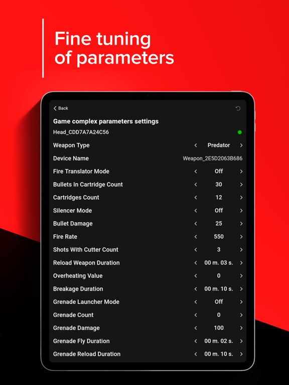 Alphatag Configurator iPad screenshot 4 - Entertainment app