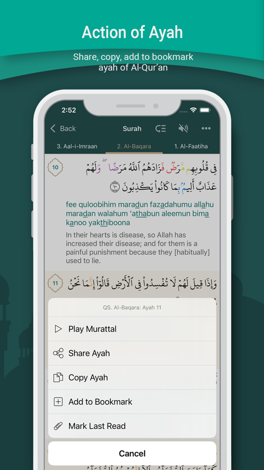 #5. Al Quran Translation (iOS) 由: PT Dalfindo Cipta Karya