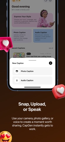 Caption Generator: AI Caption screenshot
