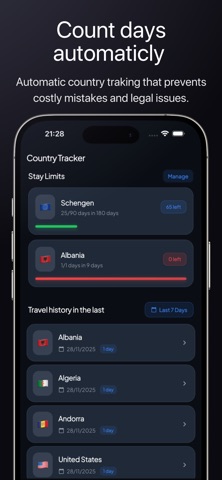 Country Days Count screenshot