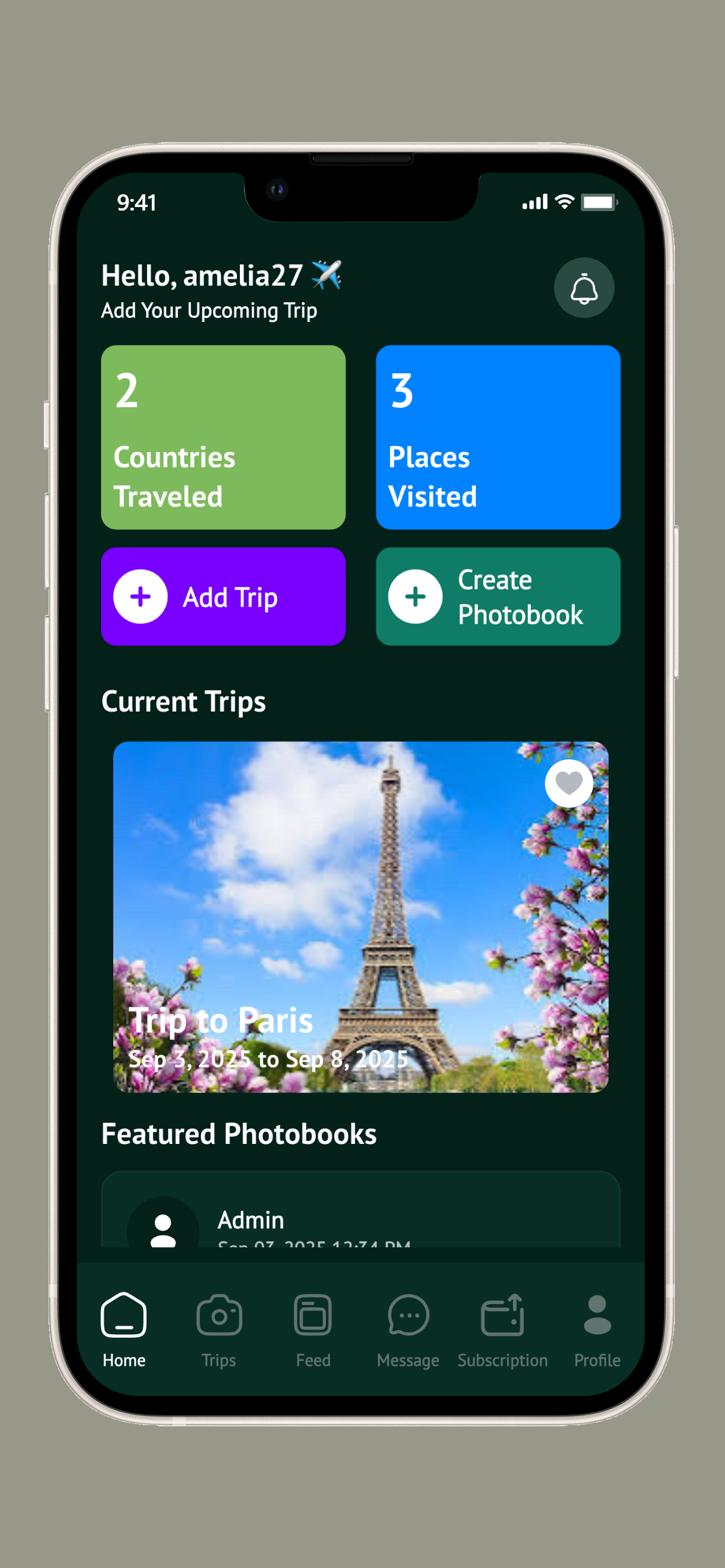 trvlog screenshot 2