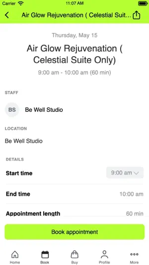 Be Well Studio Craig Rd screenshot 3