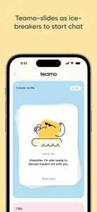 Teamo – chat and dating app screenshot #3 for iPhone