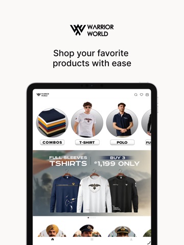 Warrior World : Shopping App