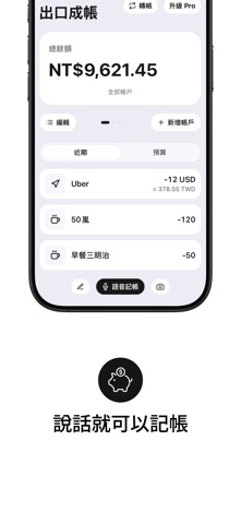 出口成帳 - 語音記帳簡單直接天天記 screenshot