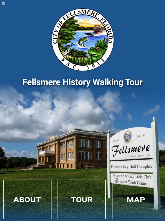 Fellsmere History Walking Tour iPad screenshot 1 - Reference app