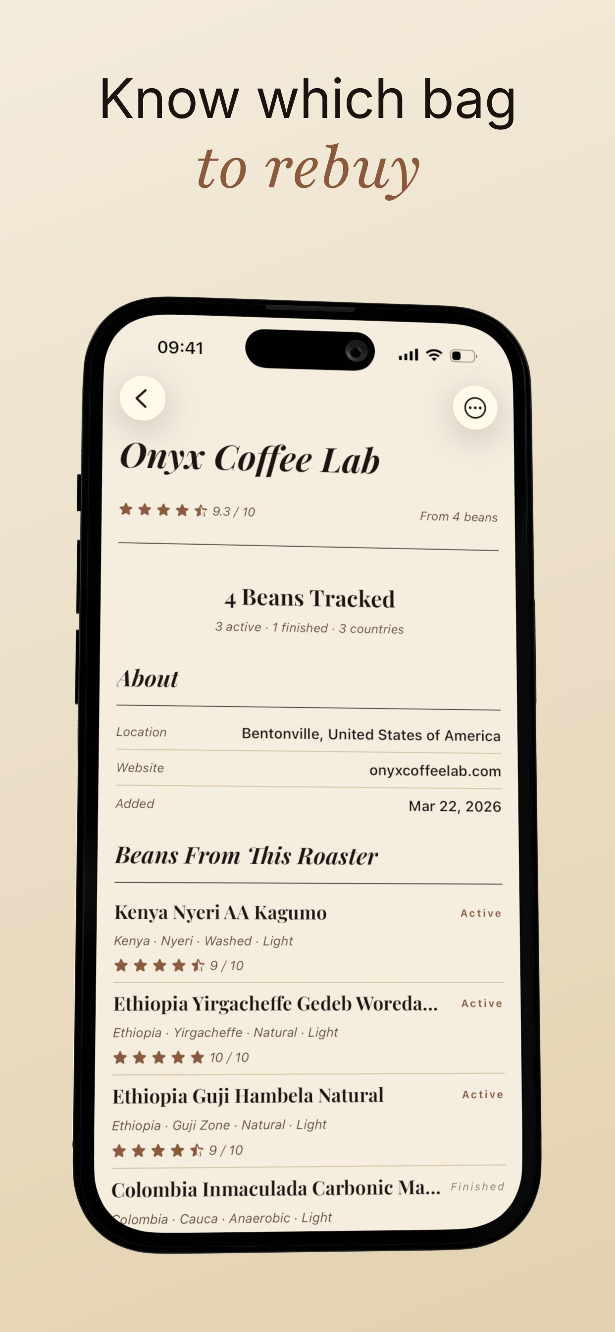 Beanwise: Coffee Brew Tracker
