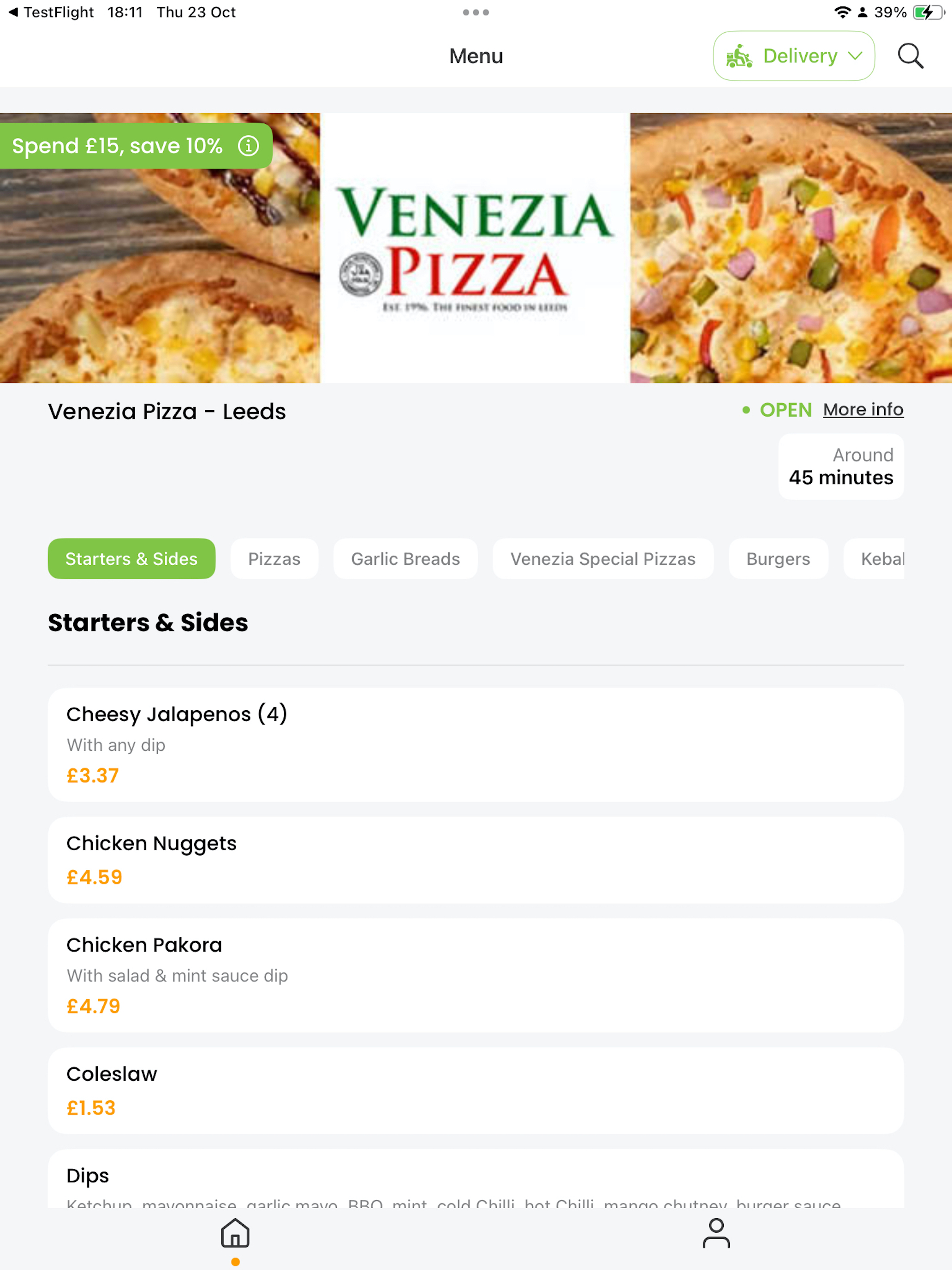 Venezia Pizza - Leeds screenshot 5
