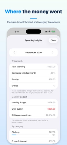 Kakeibo: Fast Expense Tracker Screenshot 8 of 8