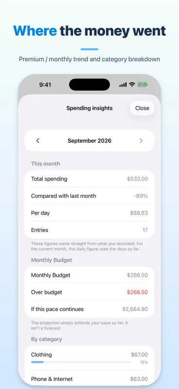 Kakeibo: Fast Expense Tracker screenshot 8 of 8