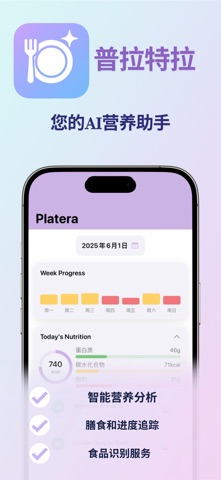 Platera - AI营养追踪器 screenshot