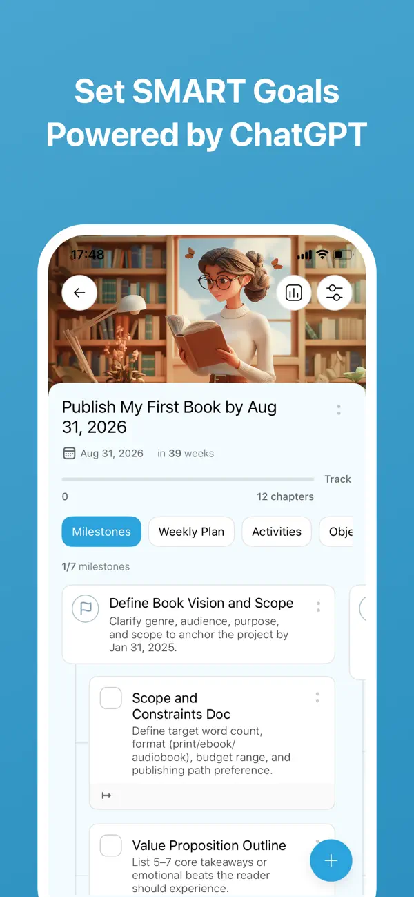 #4. Daily Goal Tracker & Planner (iOS) By: Success Wizard, Inc.