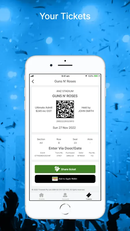 Ticketek AU screenshot 7 of 7