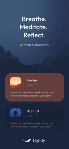 Lightly: Meditation & Journal Screenshot 1 of 10
