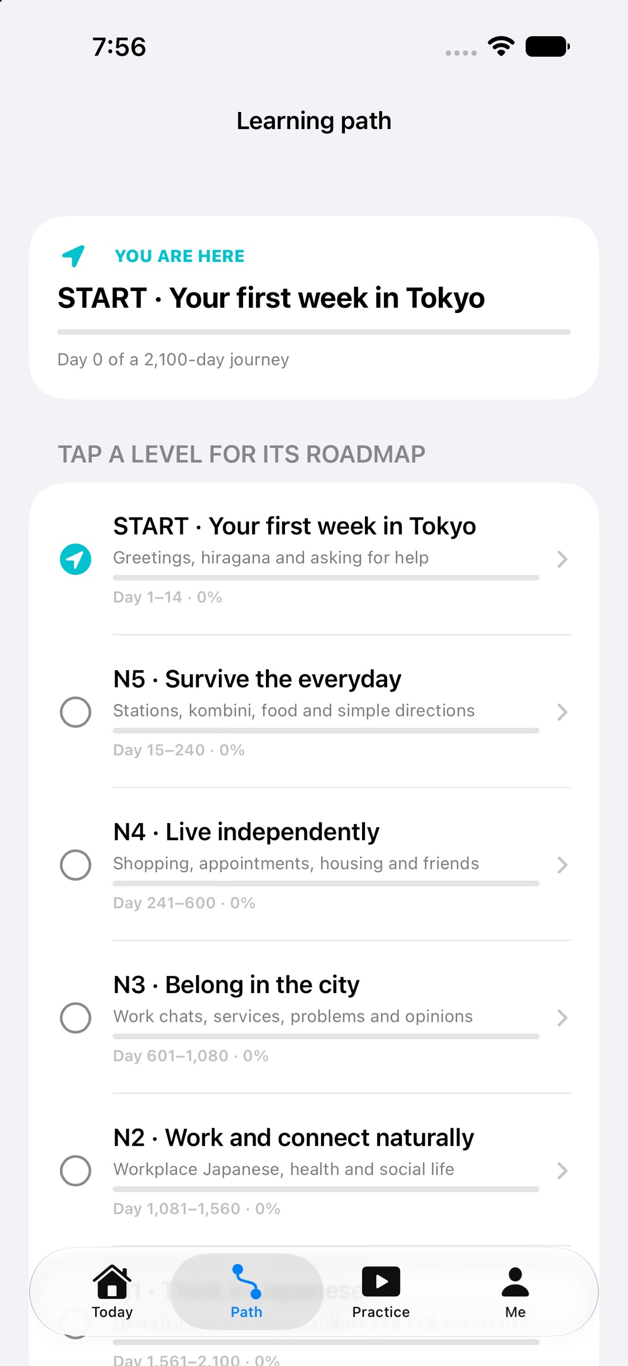 Screenshot 1 of TokyoFlow - Japanese Speaking
