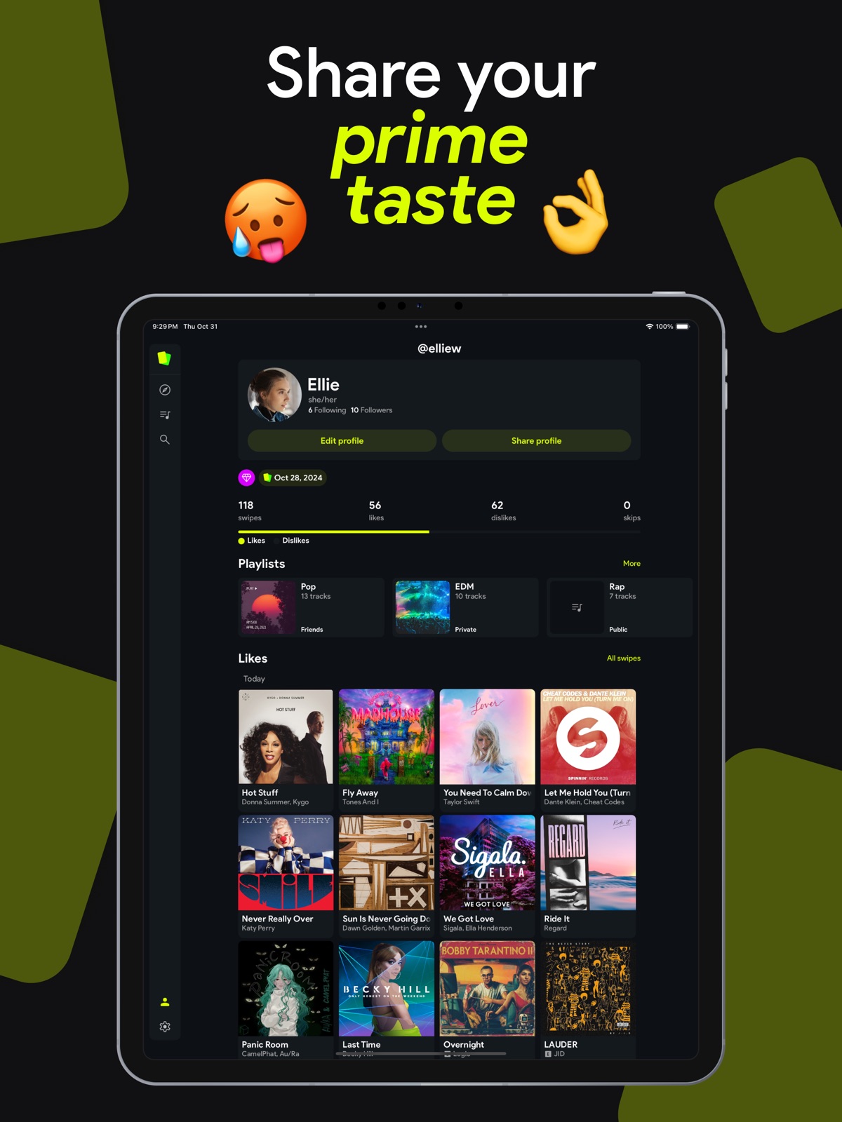 Swipefy: Find Music on Spotify ipad screenshot 3