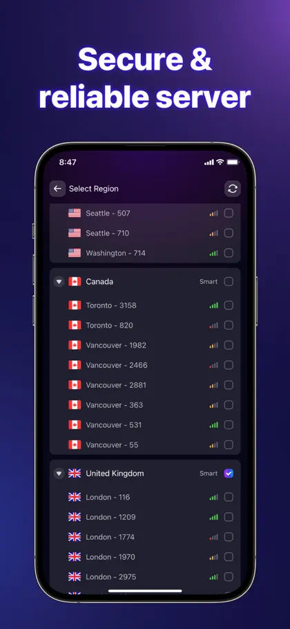 WebShield VPN - Private&Secure ekran görüntüsü 3 / 4
