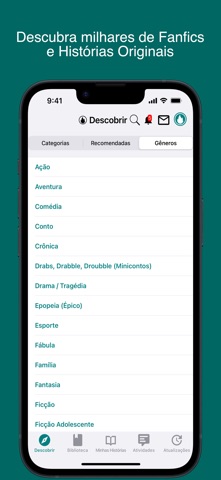 Spirit Fanfics e Histórias iPhone screenshot 1