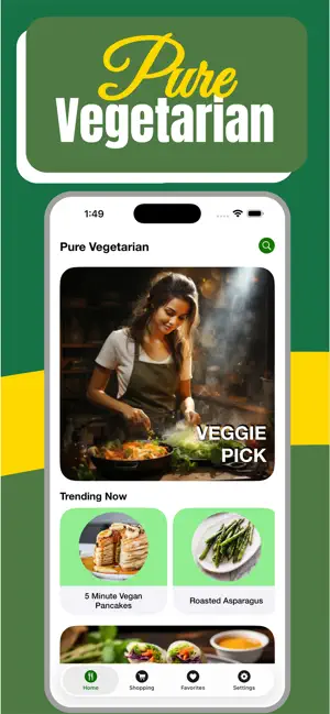 Healthy Vegetarian Recipes screenshot 1