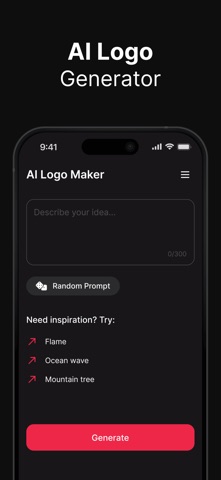 AI Logo Maker & Generator iPhone screenshot