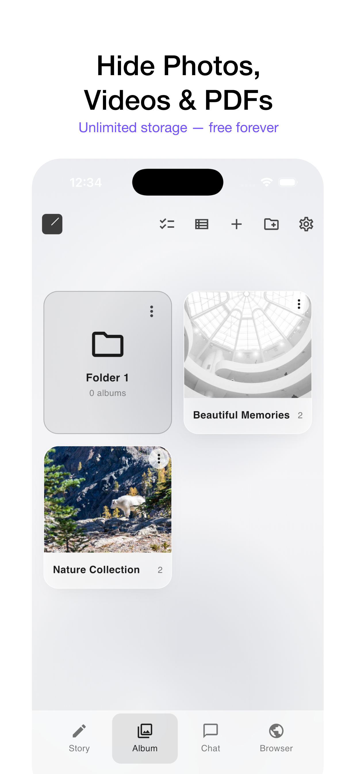 Locka: Photo Vault & Browser screenshot 2