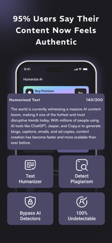 AI Humanizer:Make Text Natural Screenshot 3 of 5
