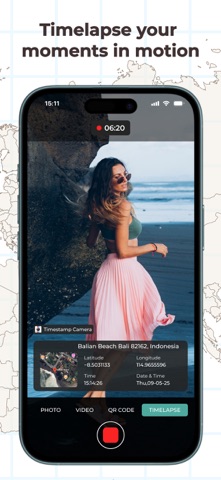 Timestamp Camera & GPS Camera iPhone screenshot