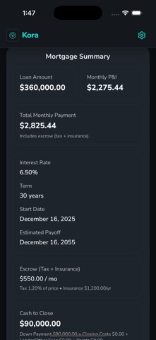 Kora Real Estate Intelligence Screenshot 3 of 6
