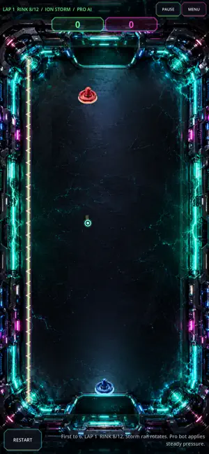 Retro Air Hockey: Level Run screenshot 4