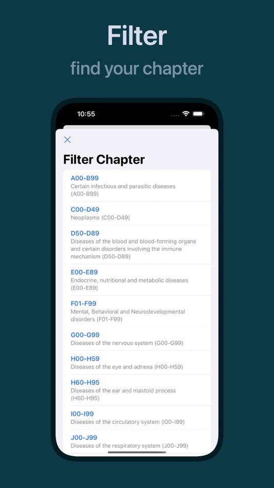 #3. Medcode – ICD-10 Reference (iOS) Podle: Samuel Drozdov