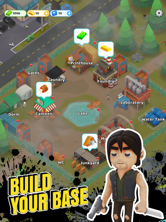 Survivor Idle Run: Z-RPG Game iPad screenshot 6 - Games app