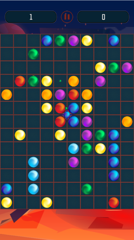 #2. Volcano Color Lines - Match 5 (iOS) 来自: AkaTek LLC