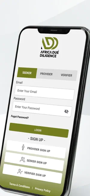 Africa Due Diligence screenshot 2