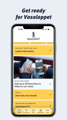 The official Vasaloppet app screenshot 4