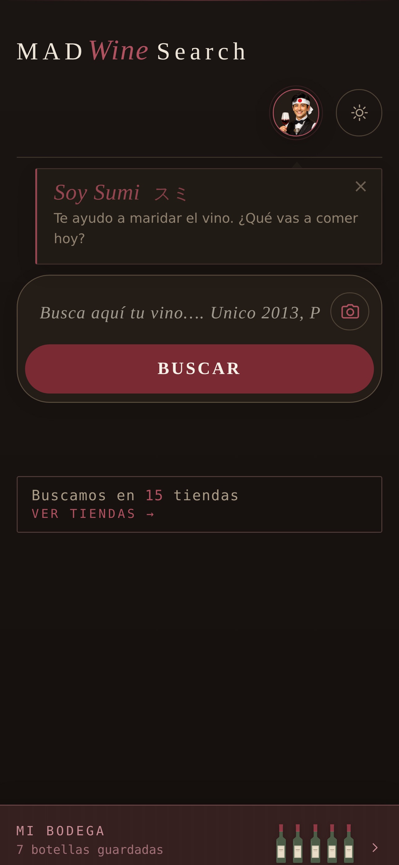 Screenshot 1 of MADWineSearch