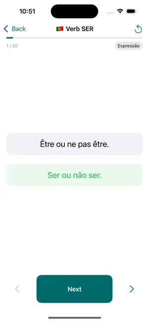 Verb Drill screenshot 2