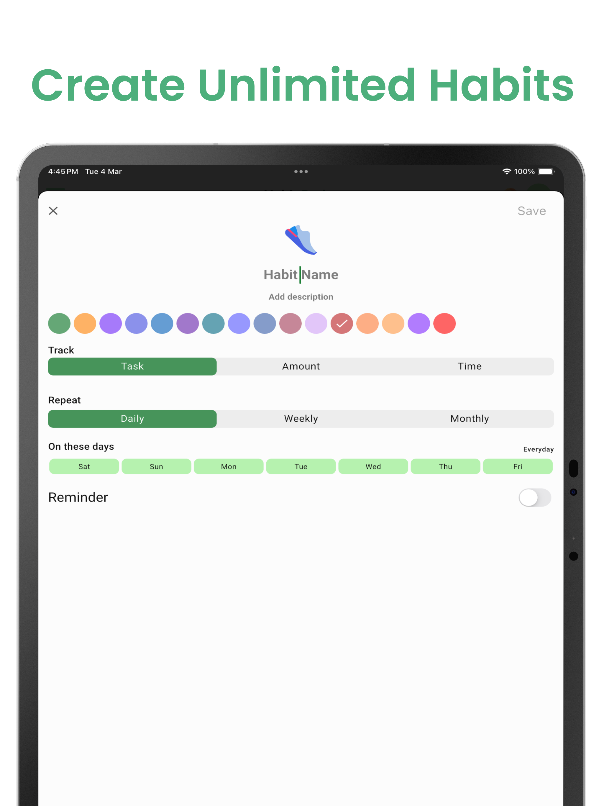 Habit Radar : Habit Tracker