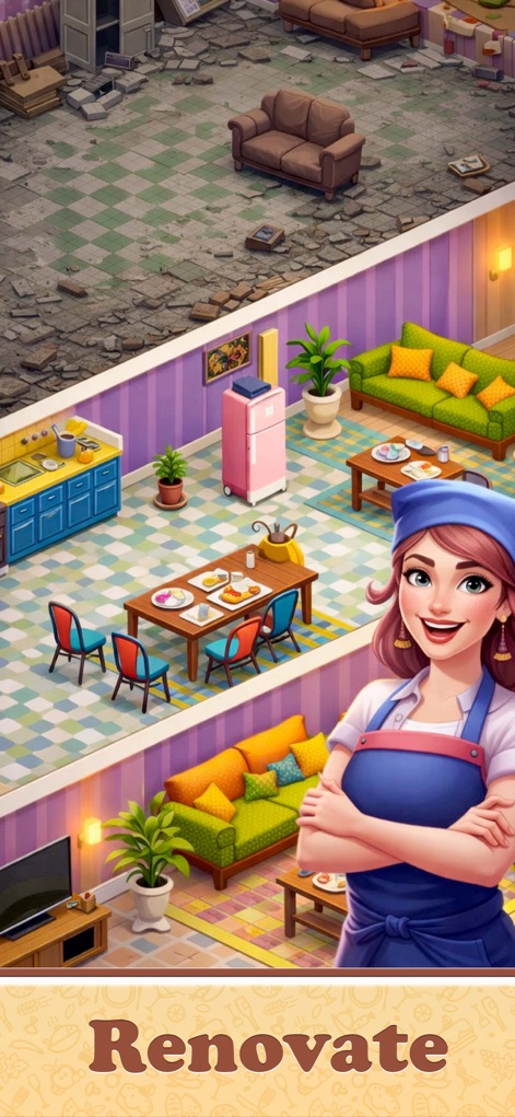 Merge Kitchen Fun Puzzle Games - Games App | MWM
