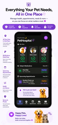 PetHospital: Health Tracker iPhone screenshot