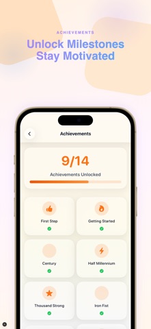 Push Up Counter & Fitness iPhone screenshot