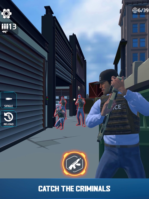 Cop Pursuit: Gun Shooting iPad screenshot 7 - Games app