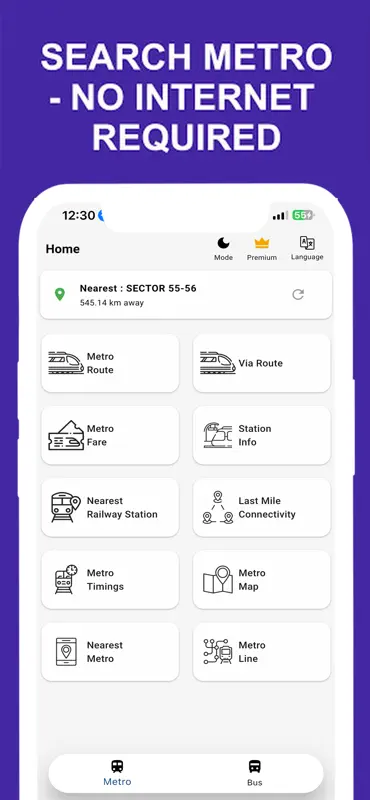 Delhi Metro Route Map and Fare screenshot 1 of 10