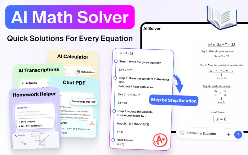AI Math Solver | Study Helper iPhone screenshot