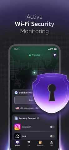 LitVPN-Secure,Fast,Per-App VPN iPhone screenshot