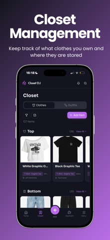 Closet DJ: Smart Wardrobe screenshot