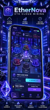 EtherNova-ETH Cloud Mining screenshot 2