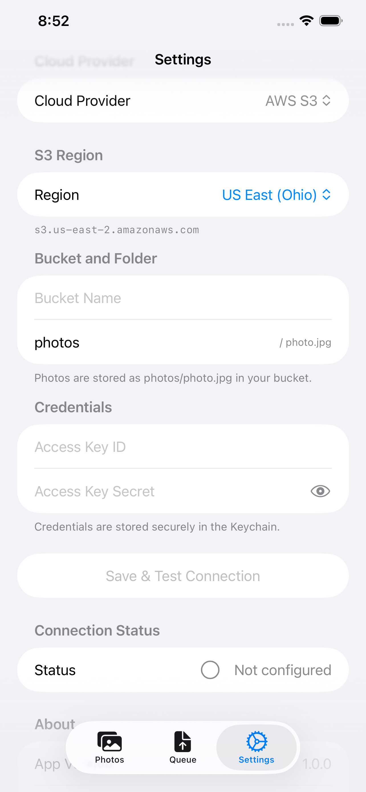 DirectCloudPhotoSync screenshot 3