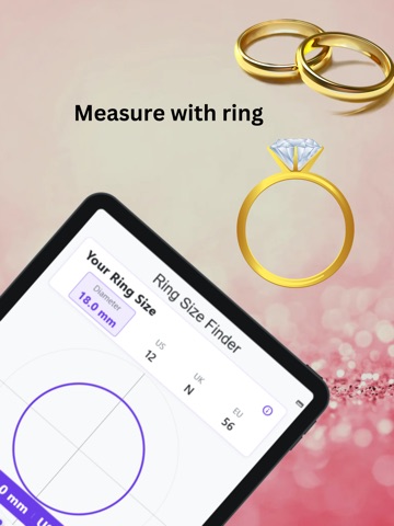 Ring Sizer • Measuring Rings iPad screenshot